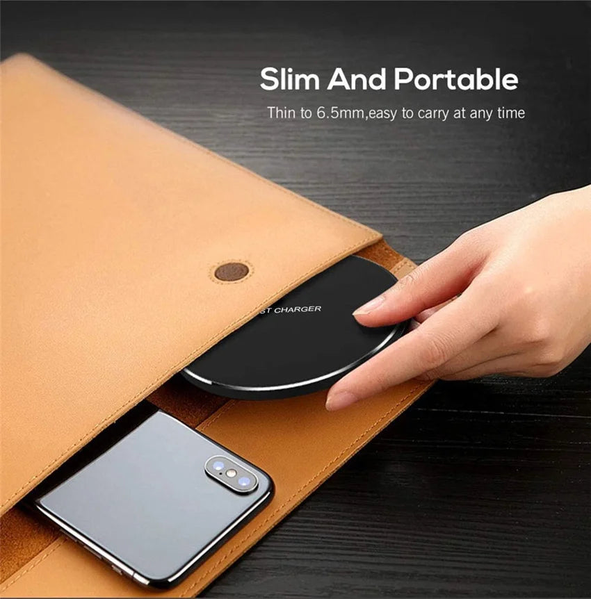 60W Fast Wireless Charger Dock | Qi Certified & MagSafe Compatible Tidesmit