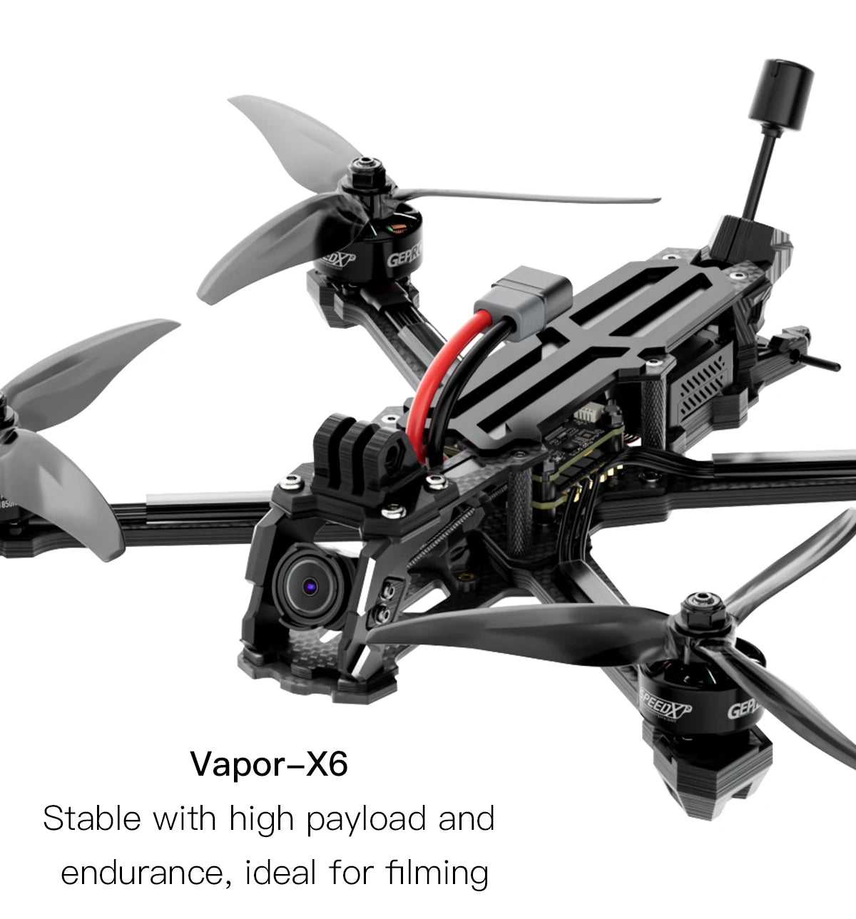FPV Freestyle Drone Vapor-D6 with F722 FC and 1.6W VTX | Tidesmit Tidesmit