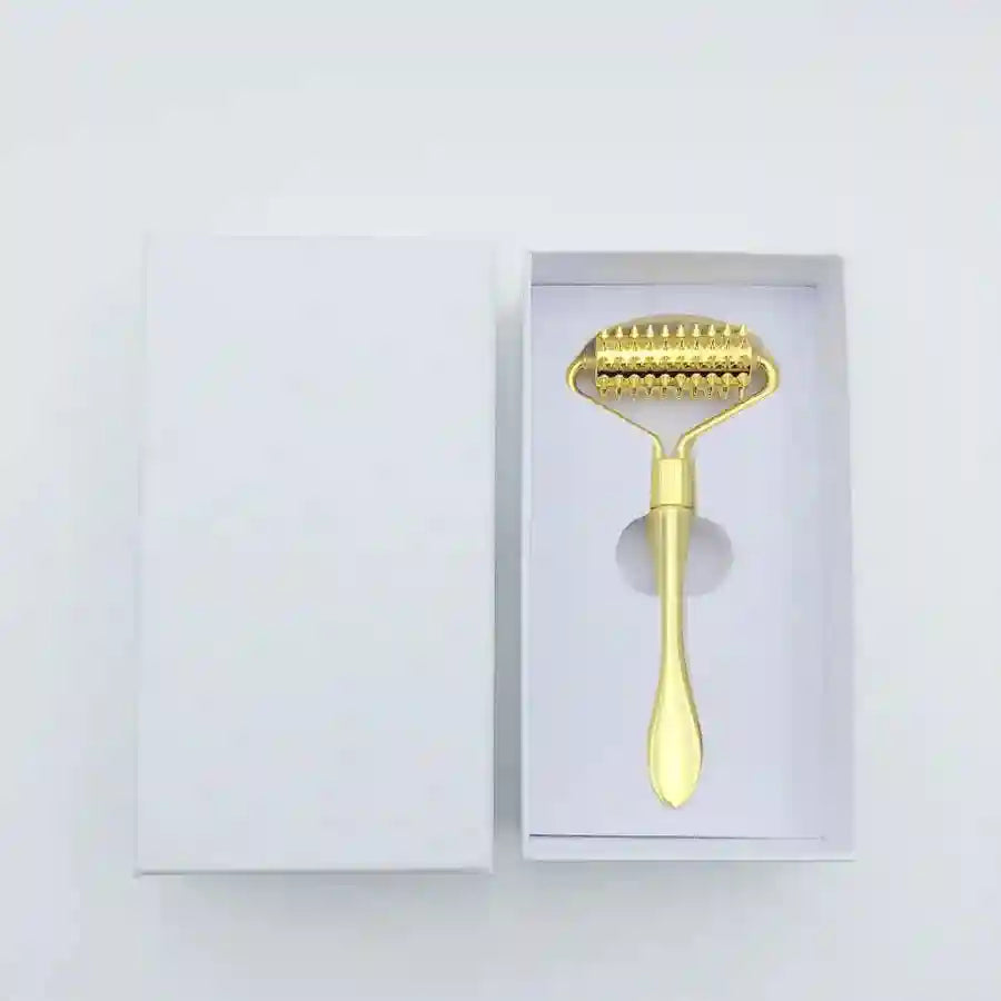 Face Roller Electric Massager for Skin Lifting and Firming - Tidesmit Eye Massage Instrument Gold Tidesmit