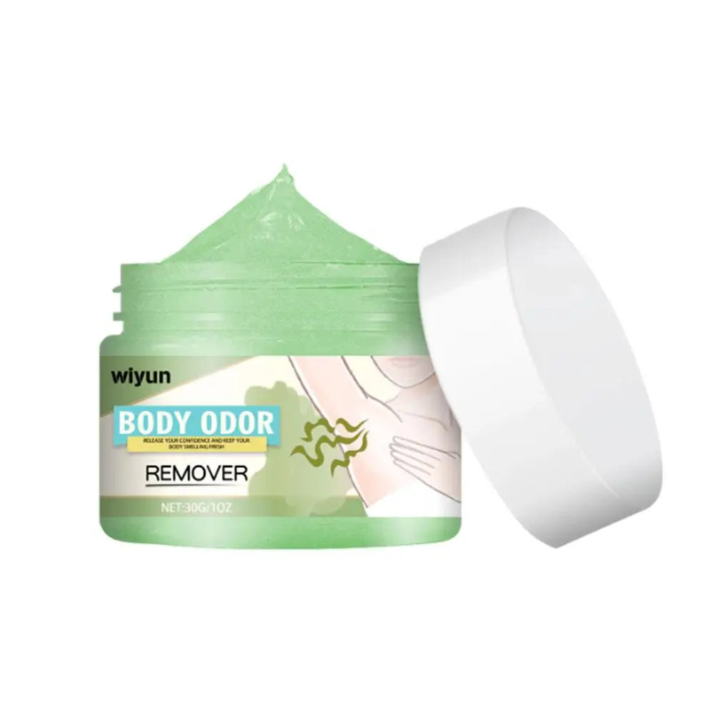 Tidesmit body odor removal cream for underarm and foot odor control with long-lasting refreshing antiperspirant aroma.