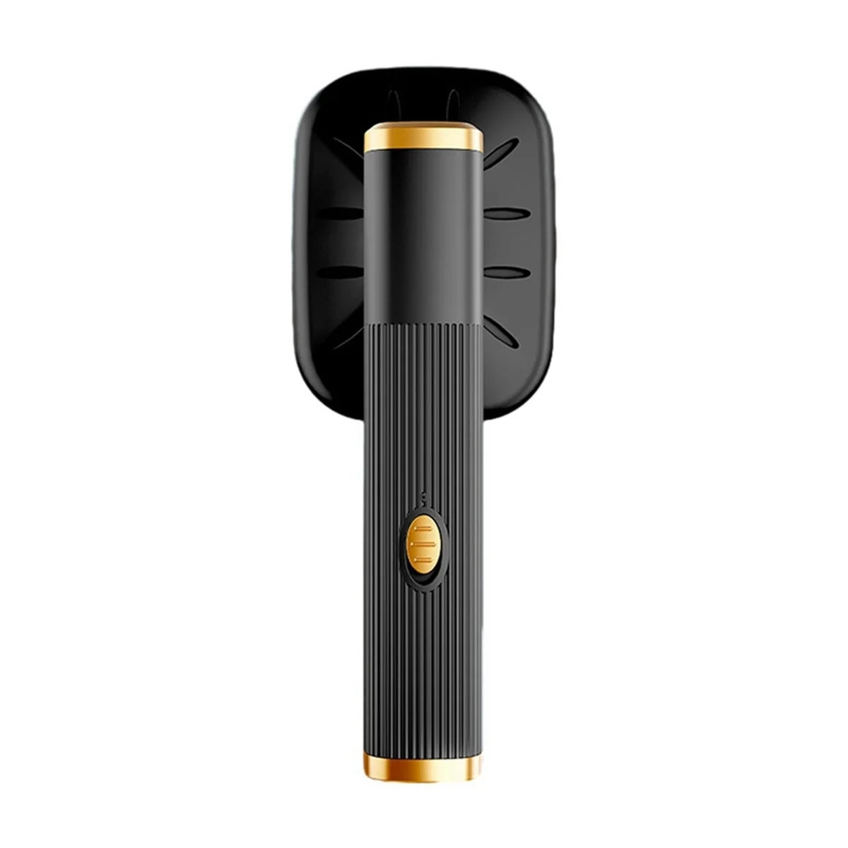 Tidesmit portable travel steamer in black, featuring a 180-degree rotatable handheld design for easy fabric ironing.