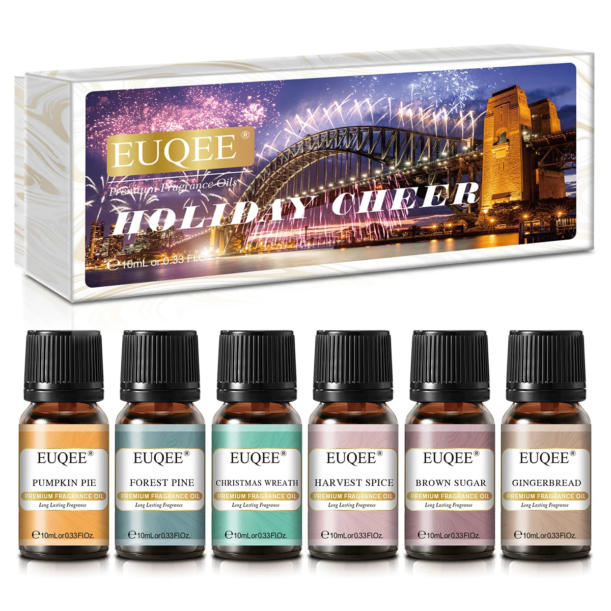 EUQEE Aromatherapy Fragrance Oil-10ml Coffee Leather Forest Pine Chocolate Coconut Cream Aroma Essential Oil For Reed Diffuser