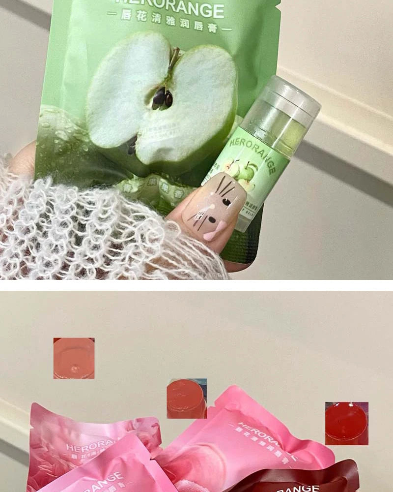 Flower Lip Balm - Moisturizing Tinted Lip Care & Hydrating Treatment Lip Care Tidesmit