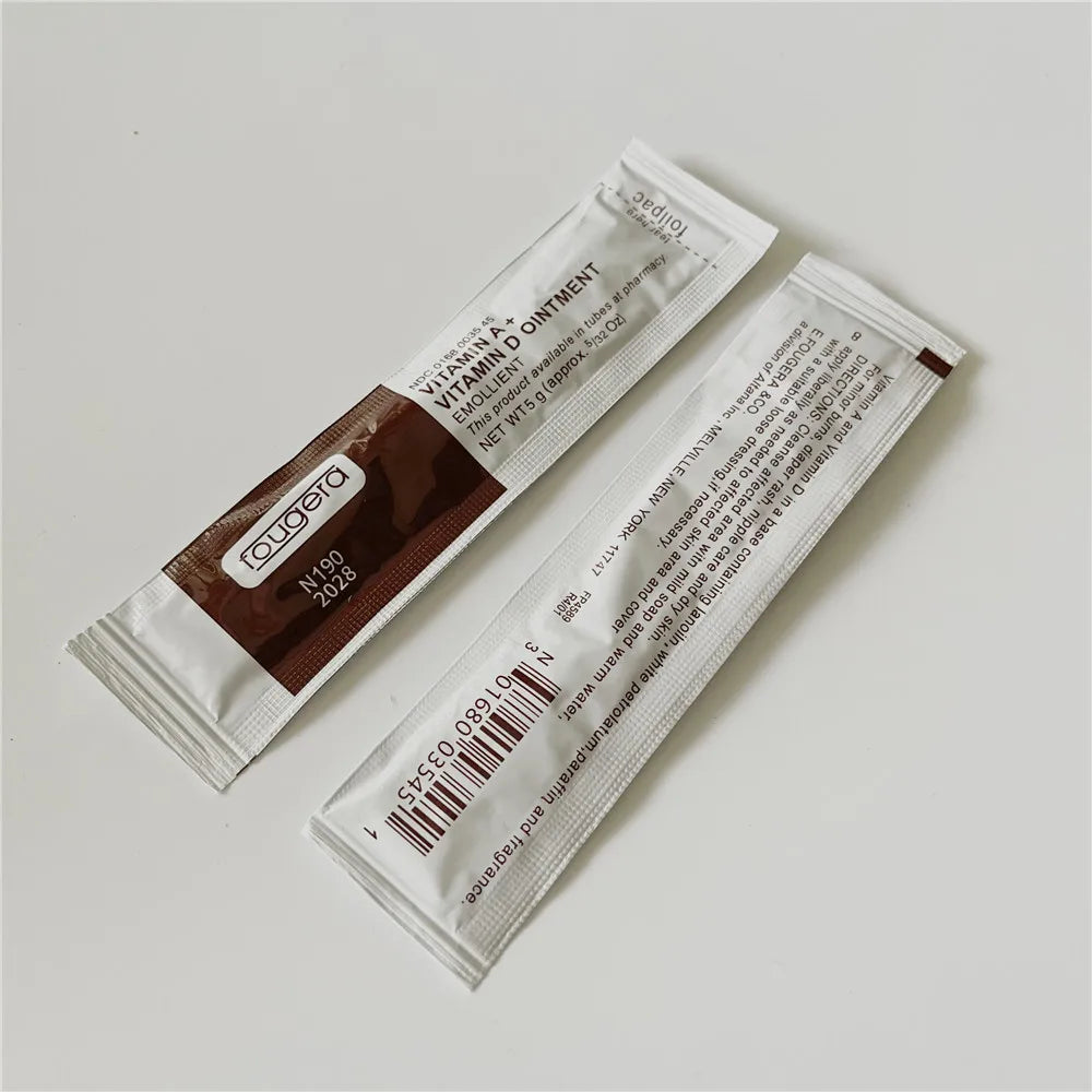 Fougera Vitamin A&D Tattoo Aftercare Ointment by Tidesmit for skin healing, anti-scar, and permanent makeup repair.