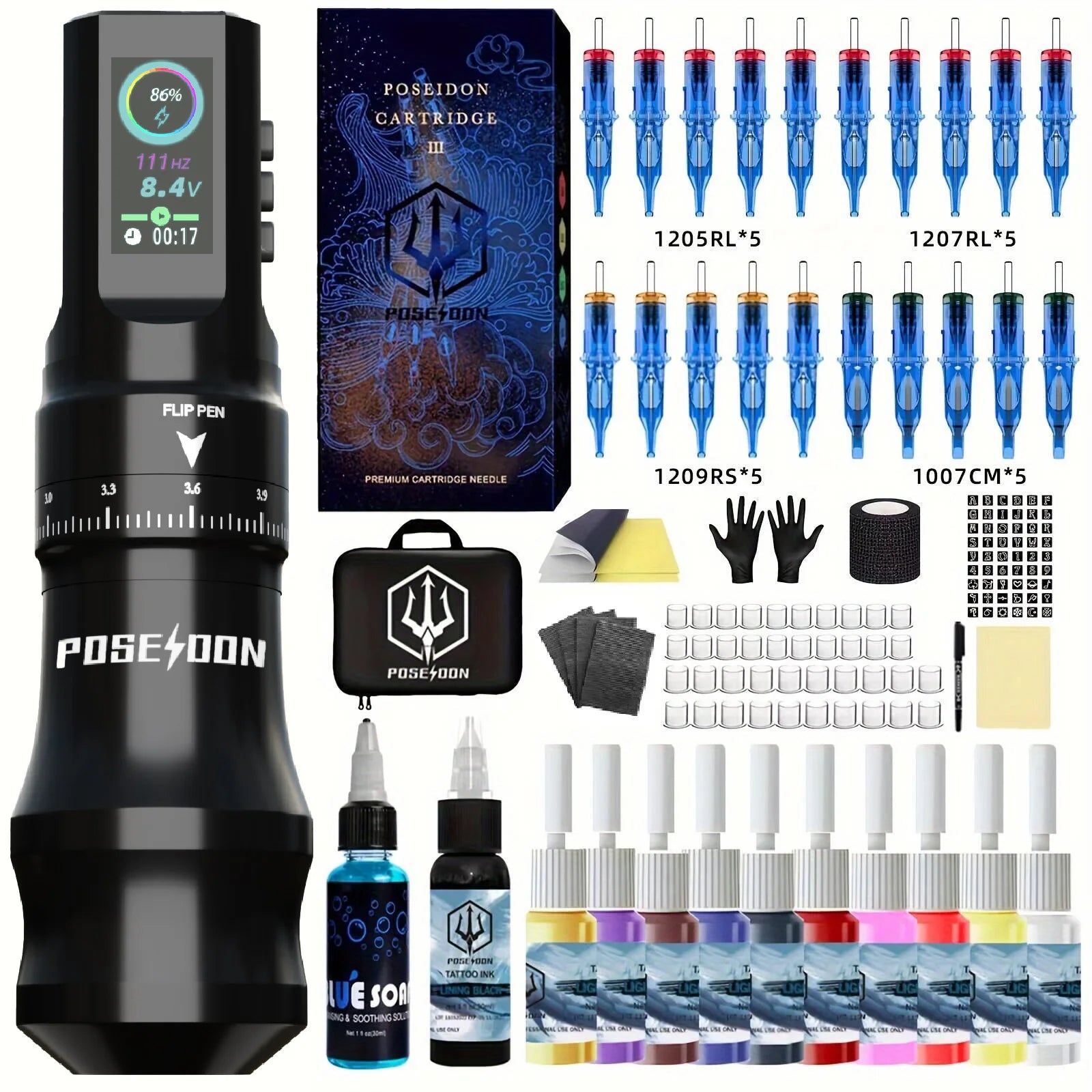 Permanent Makeup Device | Precision PMU Machine Kit by Tidesmit Permanent Makeup Machines TU33 Tidesmit