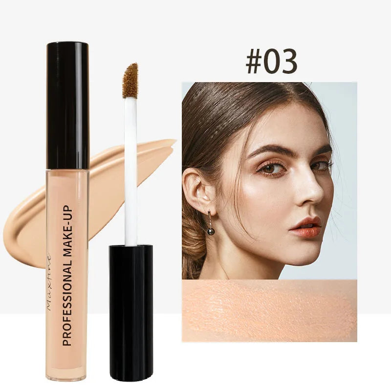 Tidesmit liquid concealer matte high coverage waterproof face makeup texture close-up