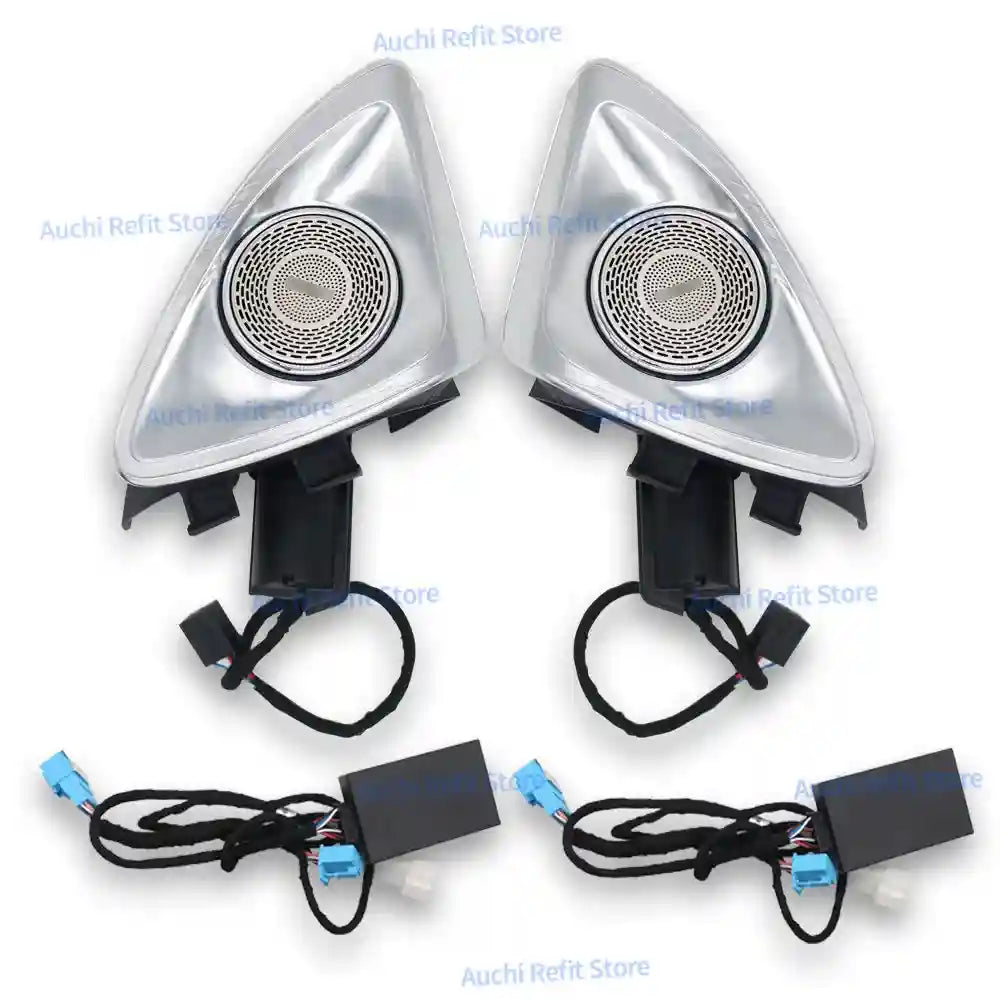 Mercedes-Benz W205 Ambient LED Vents - 64-Color Lighting Kit 4D Speakers Tidesmit