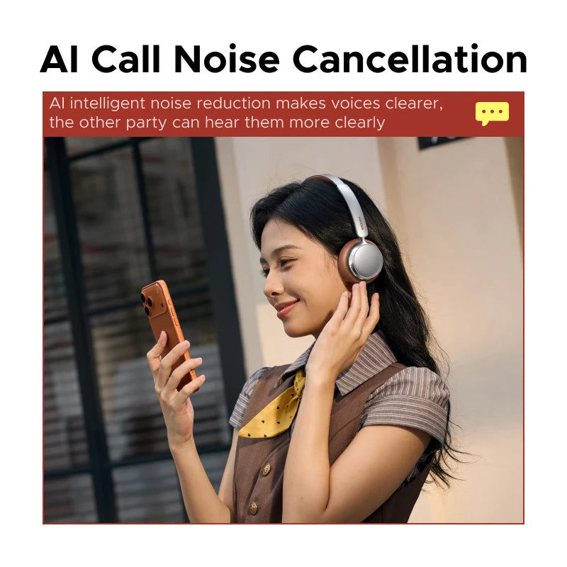 Wireless Headphones with Active Noise Cancellation | Cloud Foam Comfort Tidesmit