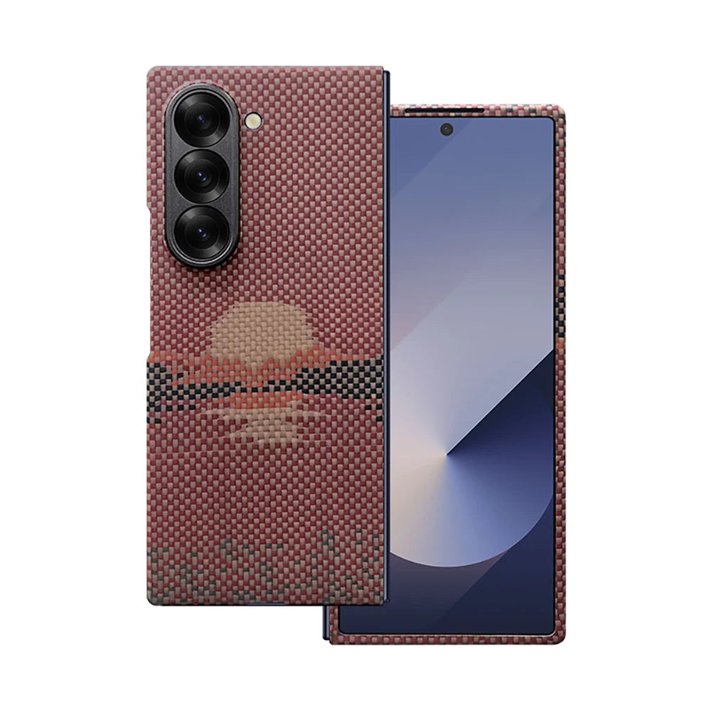 Samsung Galaxy Z Fold 7 Kevlar Carbon Fiber Case - Military-Grade Protection Tidesmit