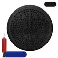 Inflatable Balance Trainer | Massage Stepper for Core Stability Massage Cushion black Tidesmit