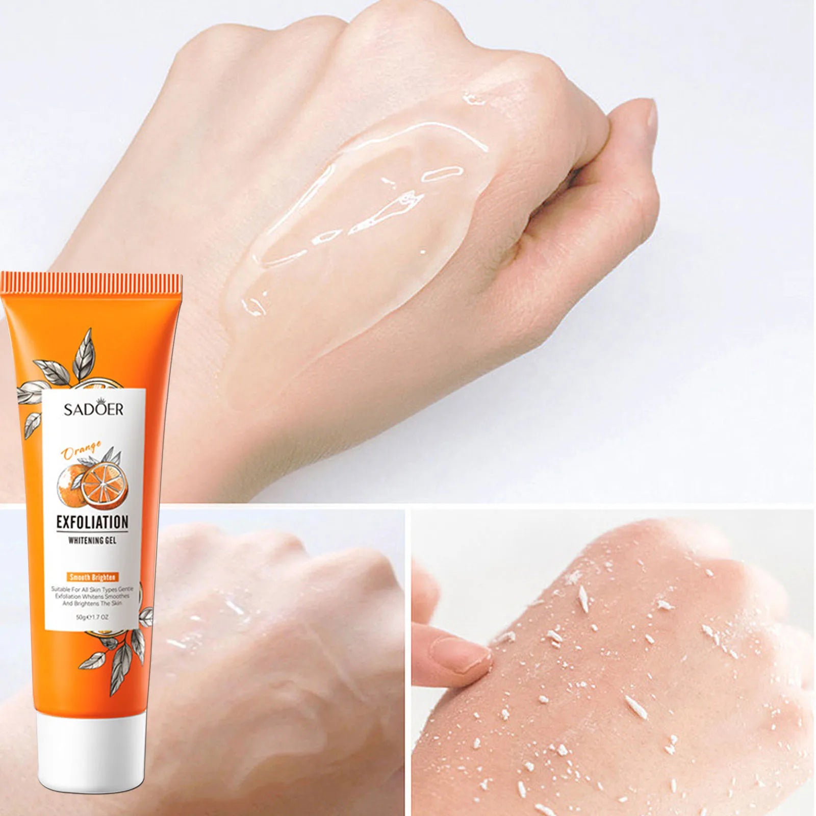 Orange Exfoliating Peeling Gel | Brightening Face Scrub | 50g Tidesmit Scrubs Treatments Tidesmit
