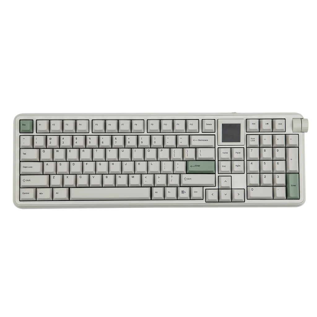 EPOMAKER RT100 PRO Full Sized ANSI US Layout Tri-mode Wireless Mechanical Gaming Keyboard with 5000mAh Battery & RGB Backlight