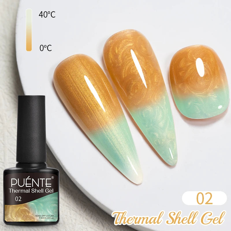 3D Sculpture Gel Nail Polish 15ml - Professional Soak Off Formula Permanent Makeup Machines Thermal Shell 02 Tidesmit
