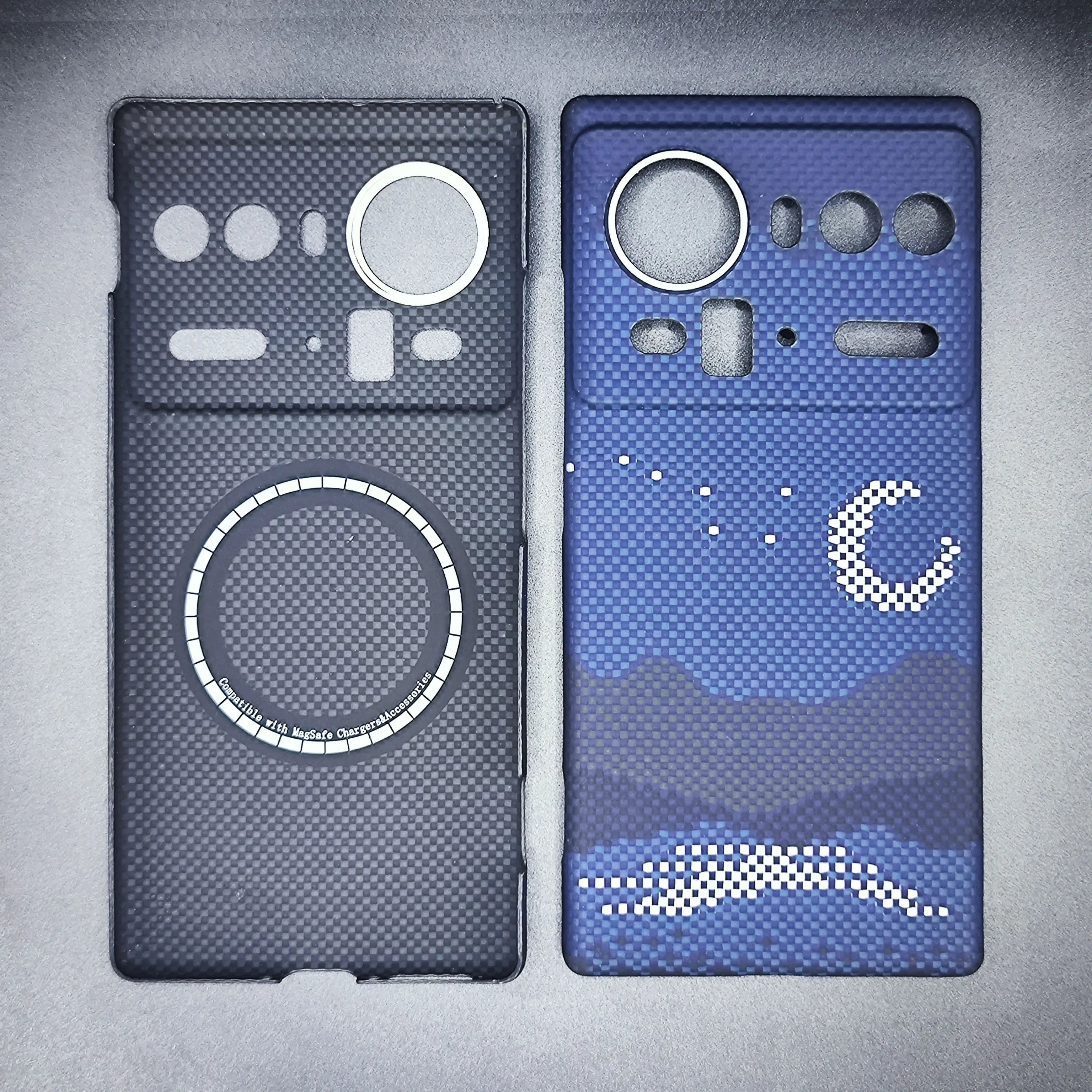 Nubia Z80 Ultra Aramid Fiber Case - Slim Magnetic Shock-Absorbing Cover Moon Magsafe China Mainland Tidesmit