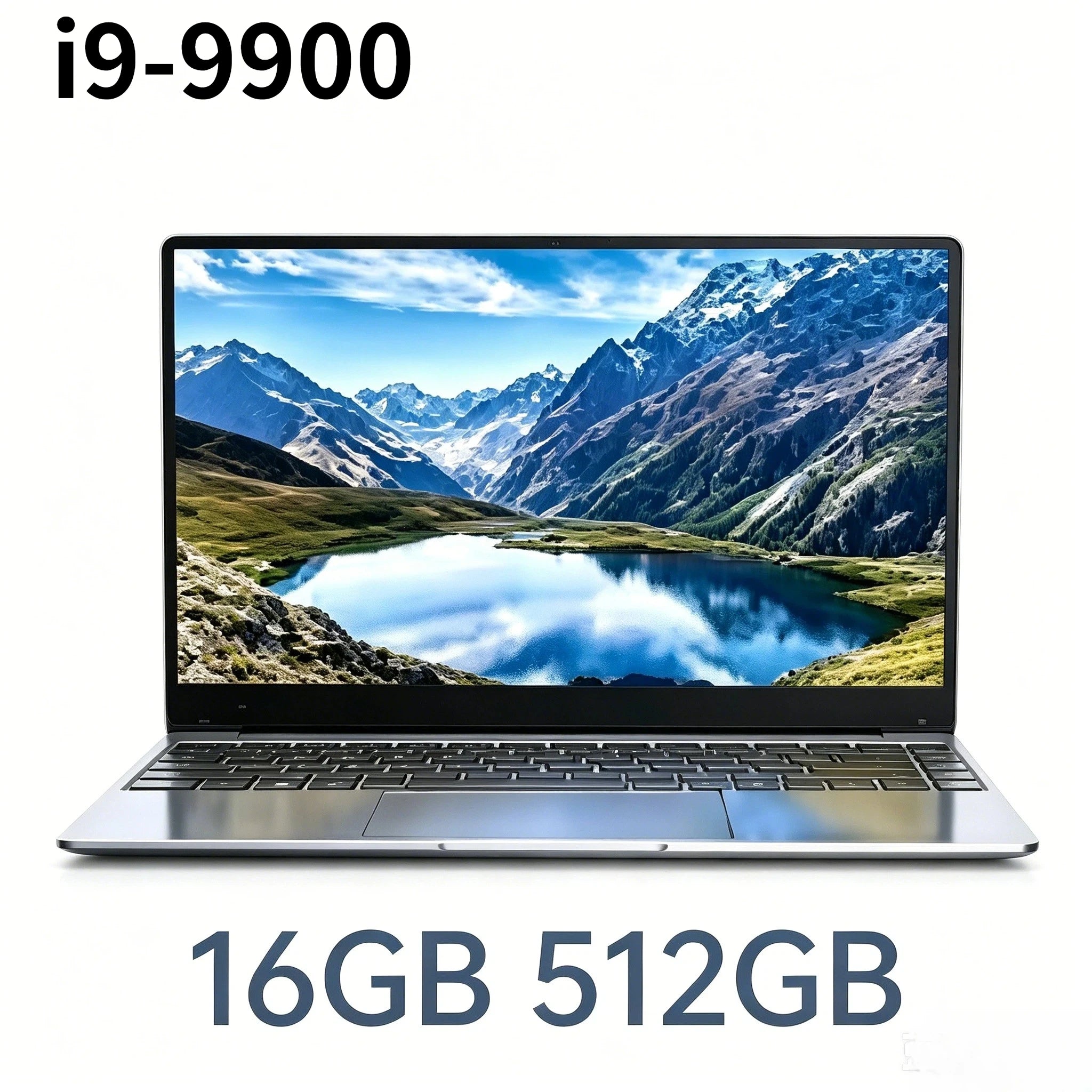 Gaming Gamer Office 2026 NEW 14.1 Inch Ultra Slim Laptop Intel Core i9 9900 32GB RAM 2TB SSD Windows 11 Notebook 1920x1080 Pro