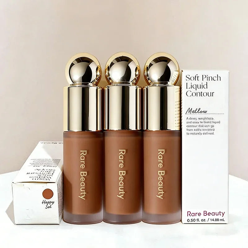 Tidesmit 2026 liquid highlighter bronzer contouring cream shimmer texture close-up for radiant face makeup glow