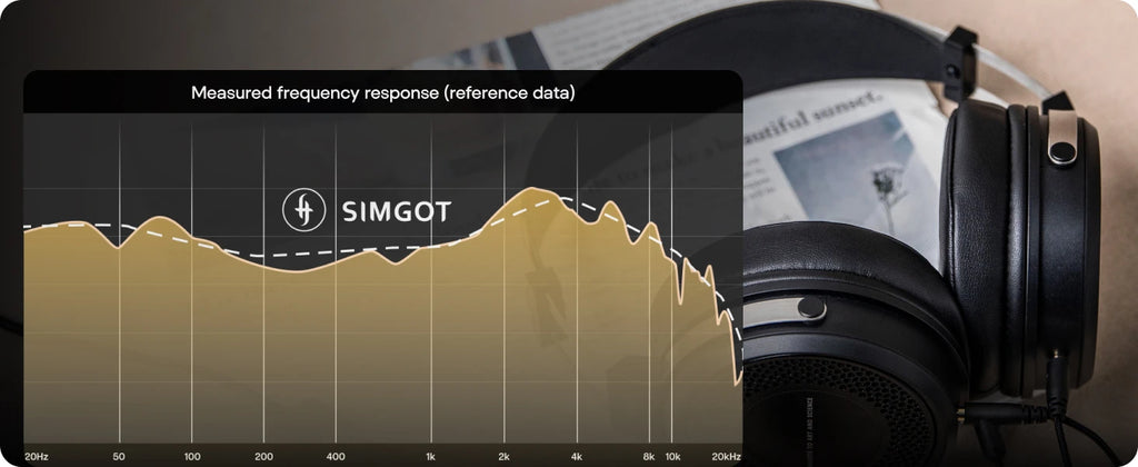 SIMGOT EP5 Wireless Headphones with 50mm Dynamic Driver & Low Latency Audio Tidesmit