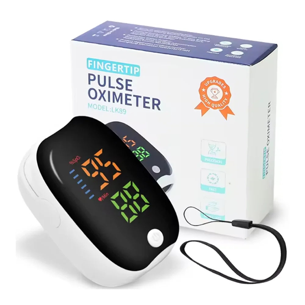 OLED Display Fingertip Oximeter Portable Pulse SpO2 Tester Pediatric Infant Heart Rate Blood Oxygen Saturation Health Monitor