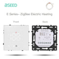 BSEED Zigbee Smart Electric Water Gas Boiler Floor Heating Thermostat Large Panels EU/FR Socket Modules Plastic Frames DIY Parts