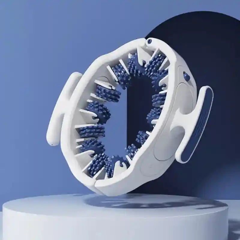 Massage Roller Ring for Full Body Muscle Relief - Tidesmit Rechargeable Massage Roller Blue A Tidesmit