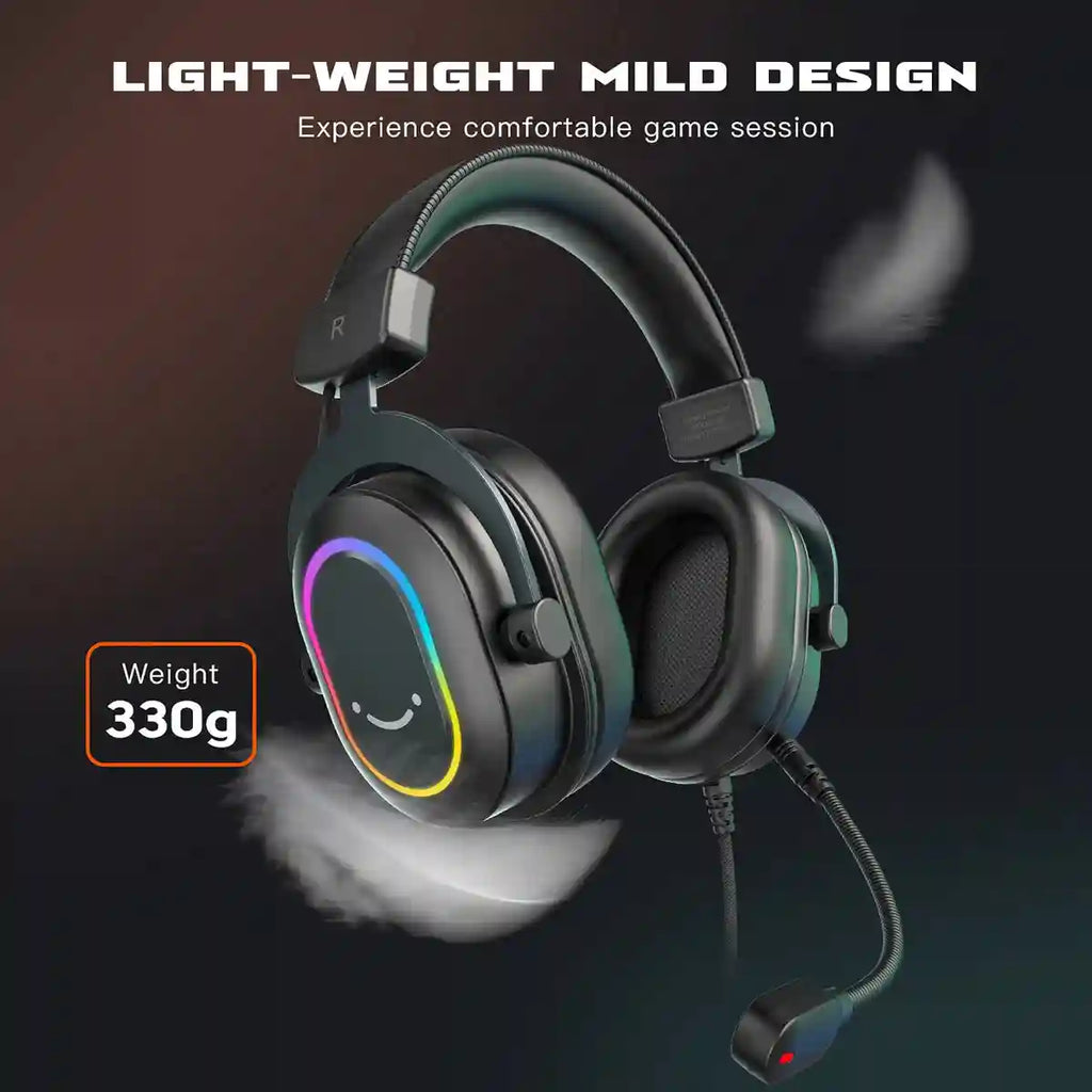 Dynamic RGB Wireless Gaming Headset with 7.1 Surround Sound - Tidesmit Tidesmit