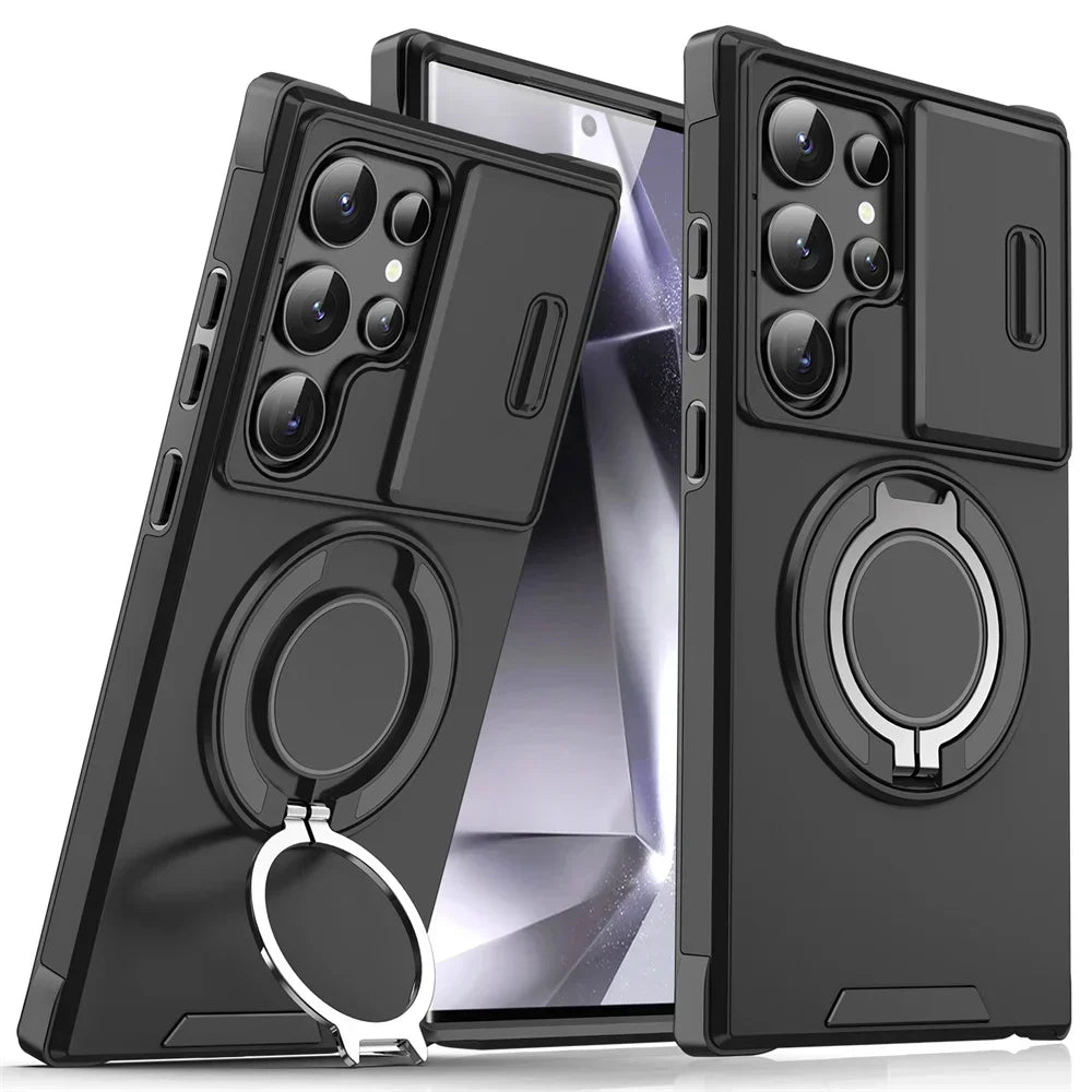 Samsung Galaxy S25 Magnetic Case with Camera Cover - Slim Fit Protection Tidesmit
