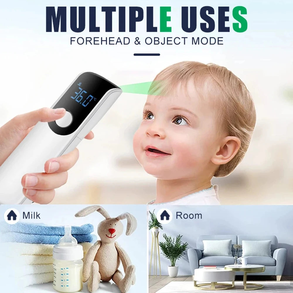 Household Infrared Fever Thermometer Medical Digital LCD Infant Adult Non-contact Laser Body Temperature Ear Thermometer