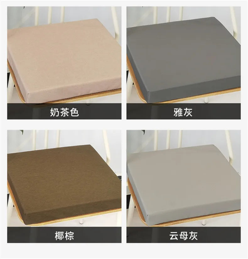 Solid Color Waterproof Seat Cushion Removable Tatami Mat Home Office Garden Decoration Chair Cushion 50x50 48x155
