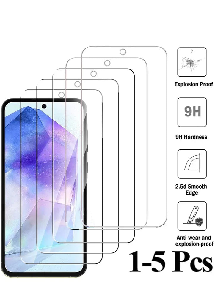 Samsung S26 Tempered Glass Screen Protector - 9H Anti-Scratch HD Clear Film Tidesmit