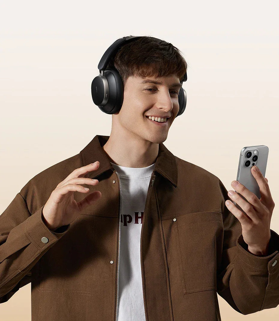 Tidesmit Wireless Noise Cancelling Headphones 120H Hi-Res Audio Studio Pro Tidesmit
