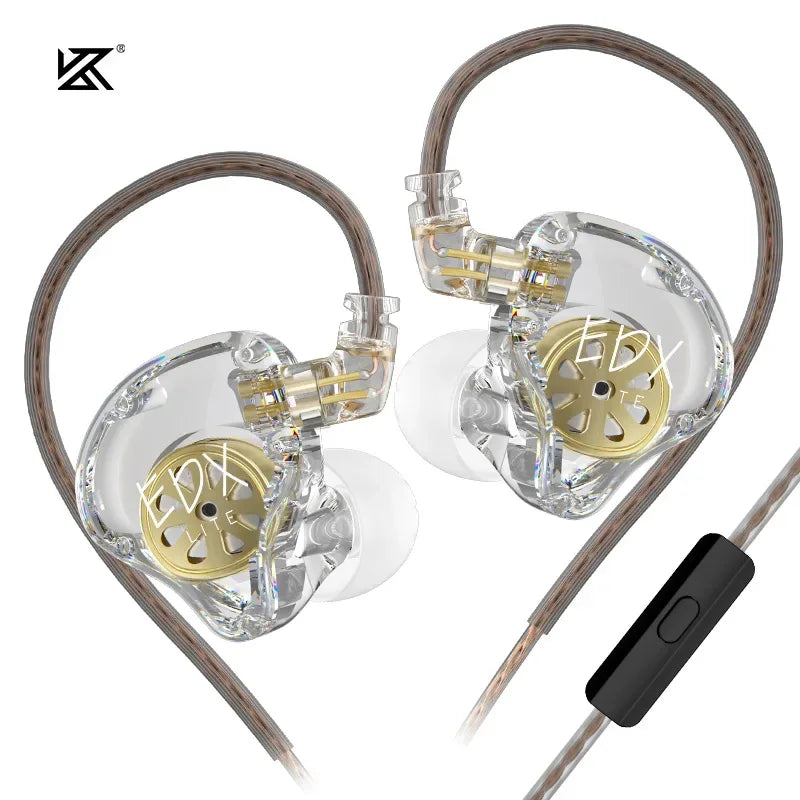 Tidesmit EDX Lite HiFi Bass In-Ear Monitors with Microphone EDX Lite Clear MIC Tidesmit