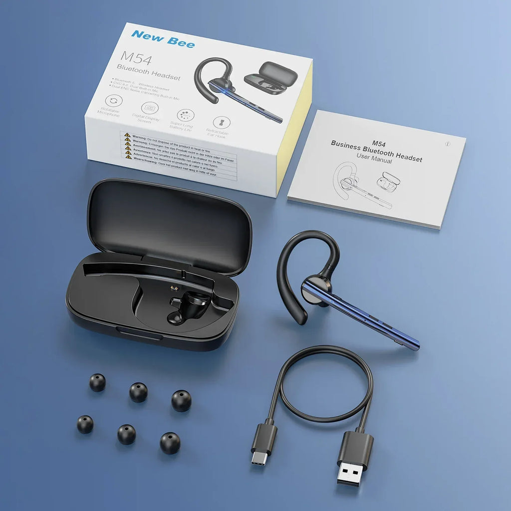 Wireless Office Headset with Noise Cancelling Mic | Tidesmit Tidesmit