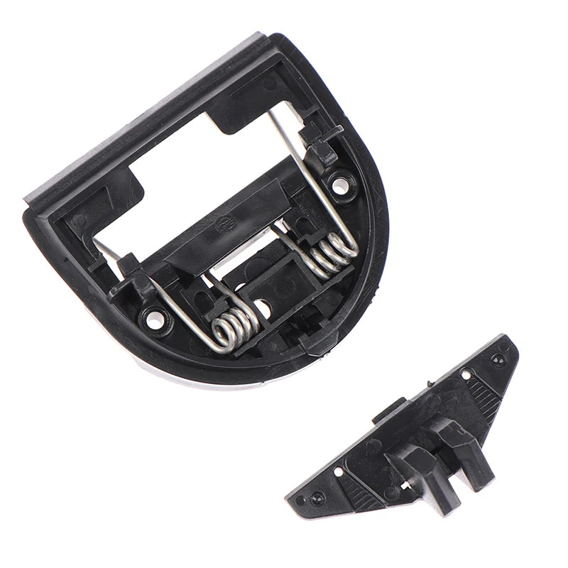 Black plastic replacement back platform part for 5-in-1 pet clipper blades to repair Moser, Chromado, and Bravura.