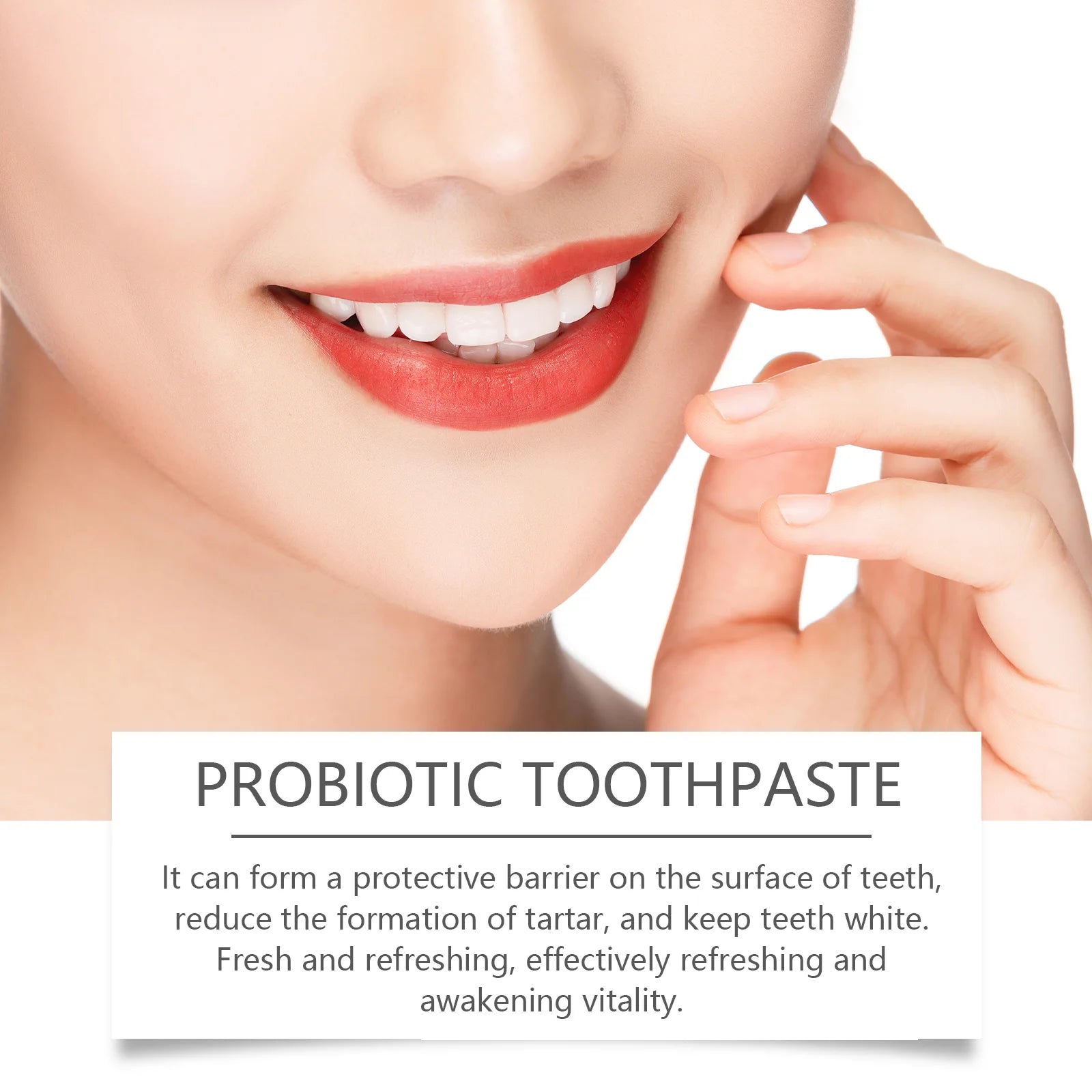 Tidesmit Sp-8 Probiotic Teeth Whitening Toothpaste for deep cleaning and fresh mint breath