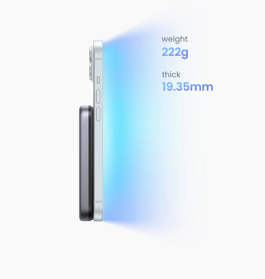 Magnetic Power Bank 10000mAh Qi2 30W Fast Charger for iPhone Tidesmit