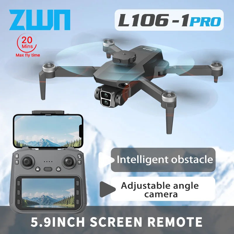 GPS Drone with 4K Camera and Obstacle Avoidance - Tidesmit L106-1PRO Tidesmit