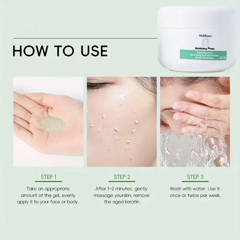 Gentle Exfoliating Peeling Gel | Deep Cleansing Facial Scrub 200g Scrubs Treatments Tidesmit