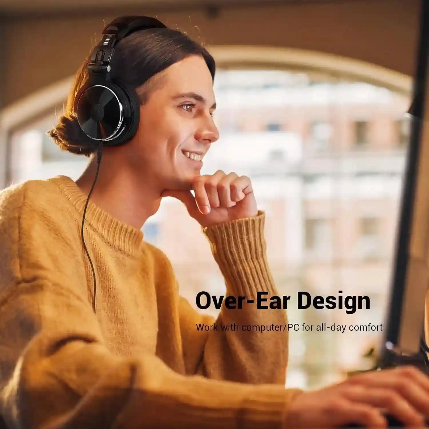 Wired Studio Headphones - Pro Over-Ear Monitoring Audio by OneOdio Tidesmit