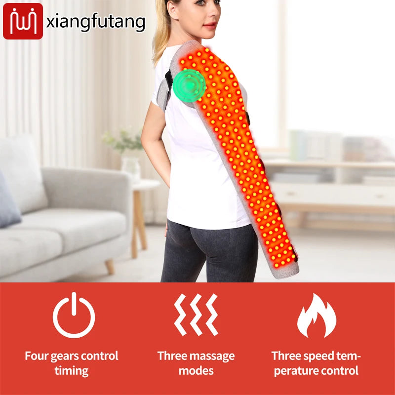 Red Light Heating Arm Wrap for Targeted Muscle Relief - Tidesmit Massage Cushion Tidesmit
