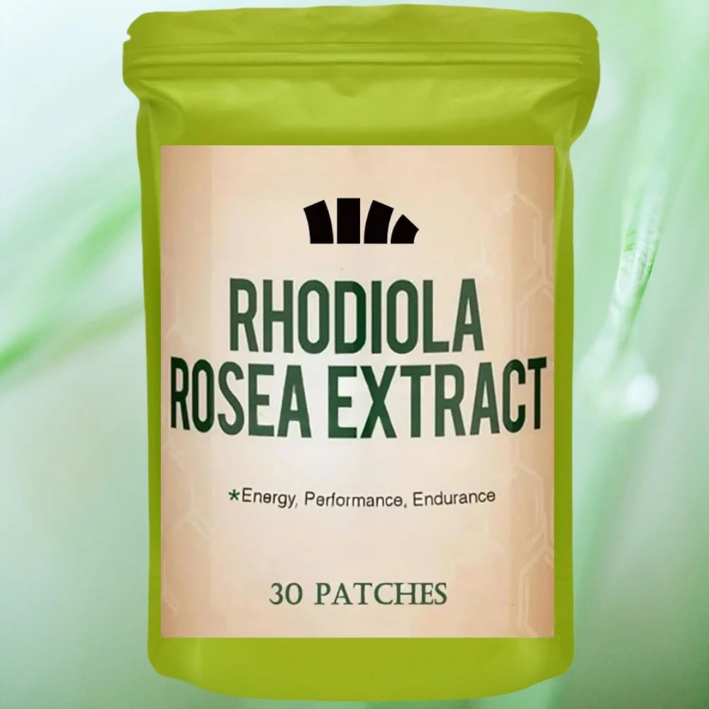 30 Patches Rhodiola Rosea Transdermal Patches With Ashwagandha Support Healthy Energy Levels And Stamina