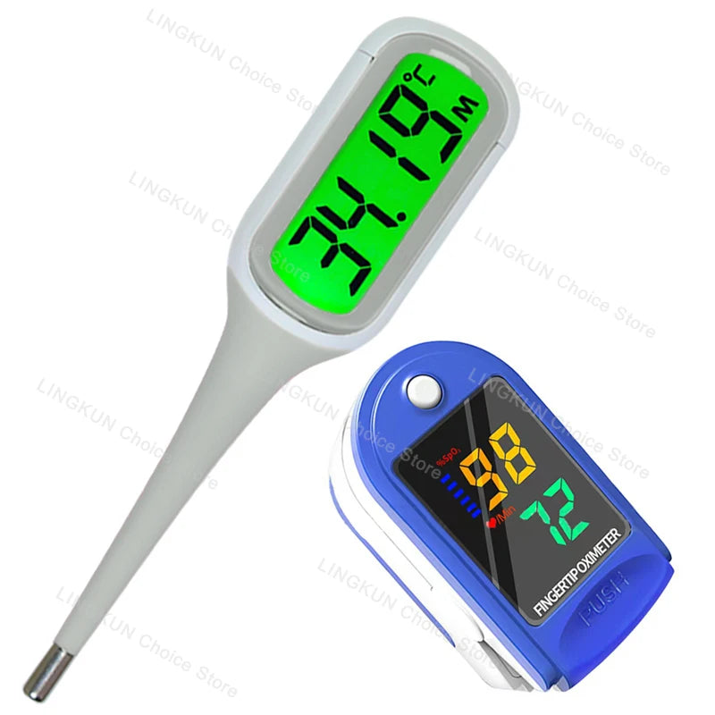 Hot Baby Digital Underarm Electronic Thermometer 8 Seconds Fast Measurement Celsius Fahrenheit Soft Head Oral Body Temperaturer
