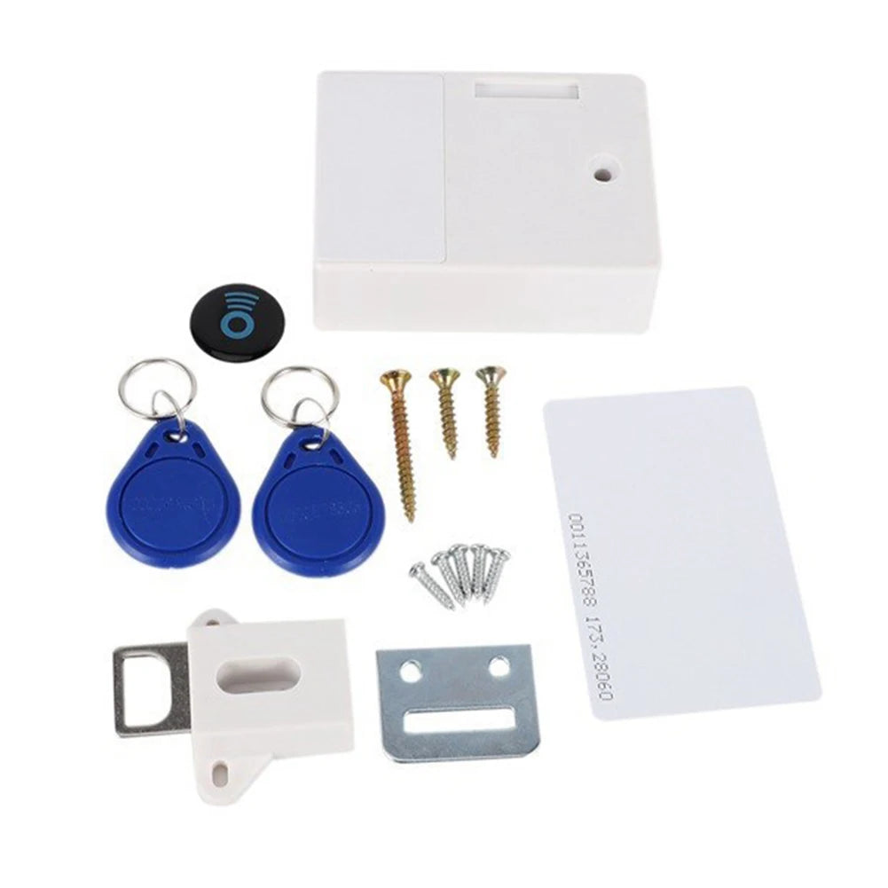 T3 Invisible RFID Free Hole Sensor Cabinet Lock Wardrobe Shoe Drawer Door Lock Automatic Authorization Locker