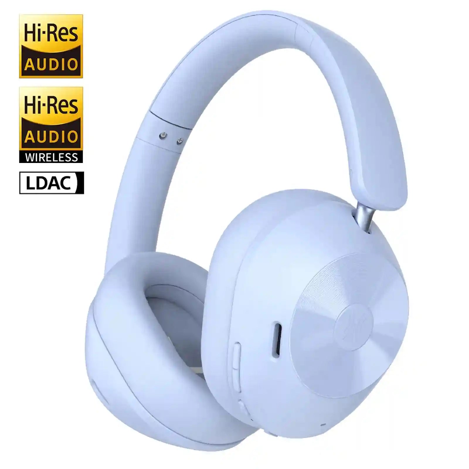 Wireless Noise Cancelling Headphones - Over-Ear Studio Monitor Audio Blue Tidesmit