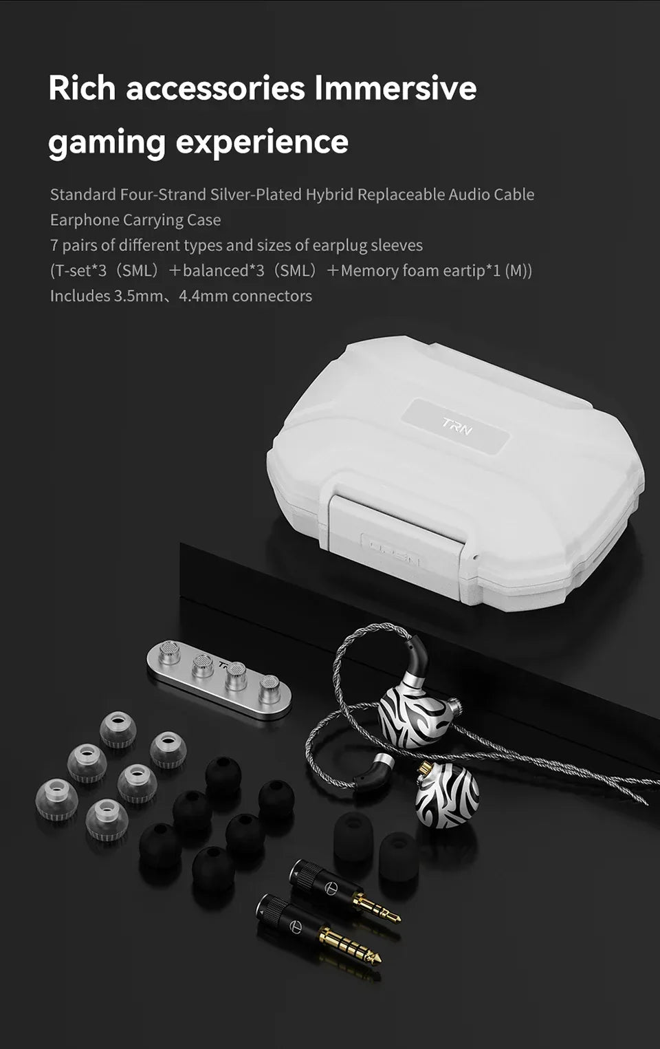 Hybrid Dual Driver In-Ear Monitors | Planar Diaphragm | Tidesmit Tidesmit