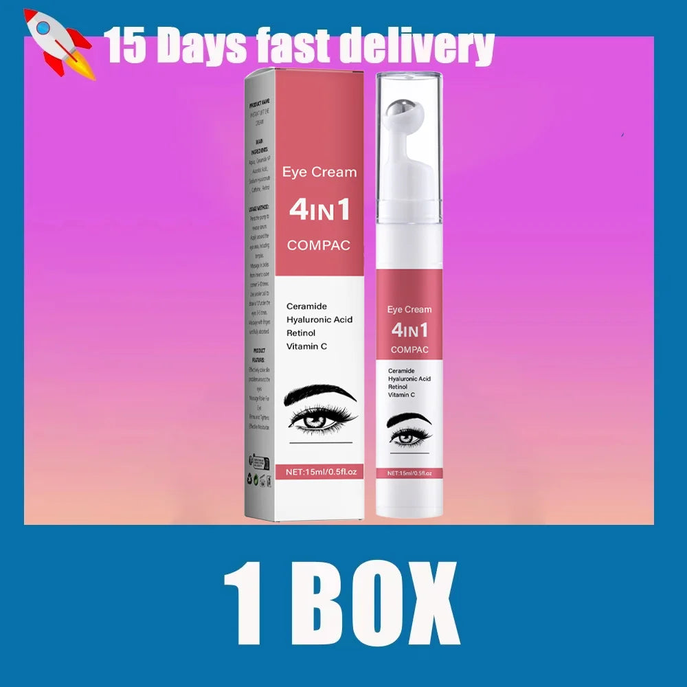 15ml Eye Firming Moisturizer – 4-in-1 Formula for Fine Lines, Dark Circles
