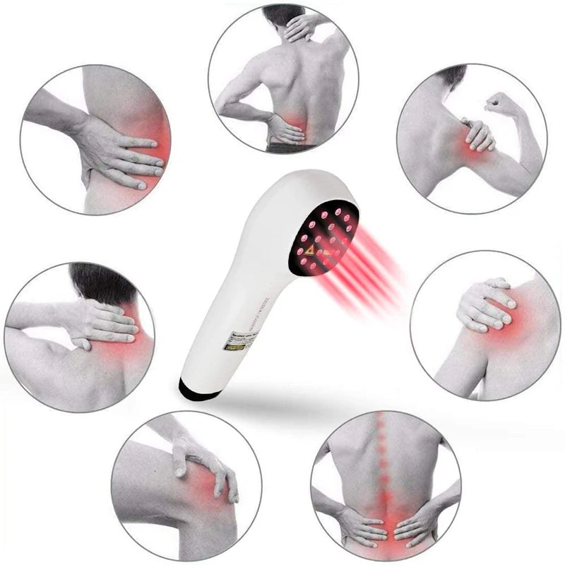 Laser Therapy Device for Pain Relief - Handheld LLLT 808nm by Tidesmit Back Massage Instrument Tidesmit