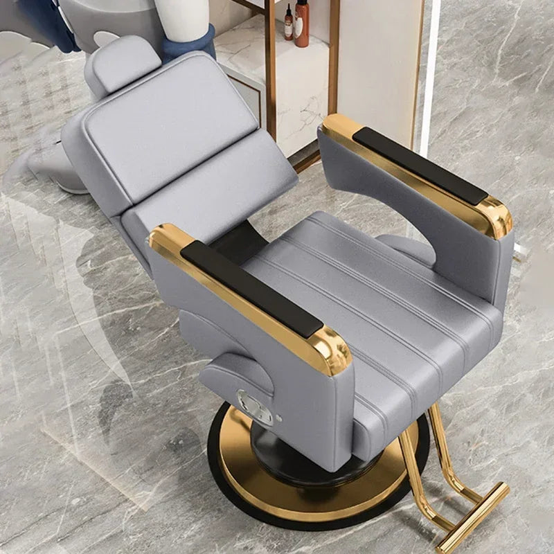 Barber Shop Hydraulic Chair: 360-Degree Swivel Salon Seating Massage Chairs Style-18 Tidesmit