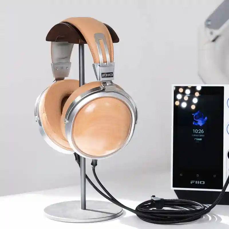 FiiO FT1 Closed-Back Over-Ear Headphones with 60mm Wood Driver Tidesmit