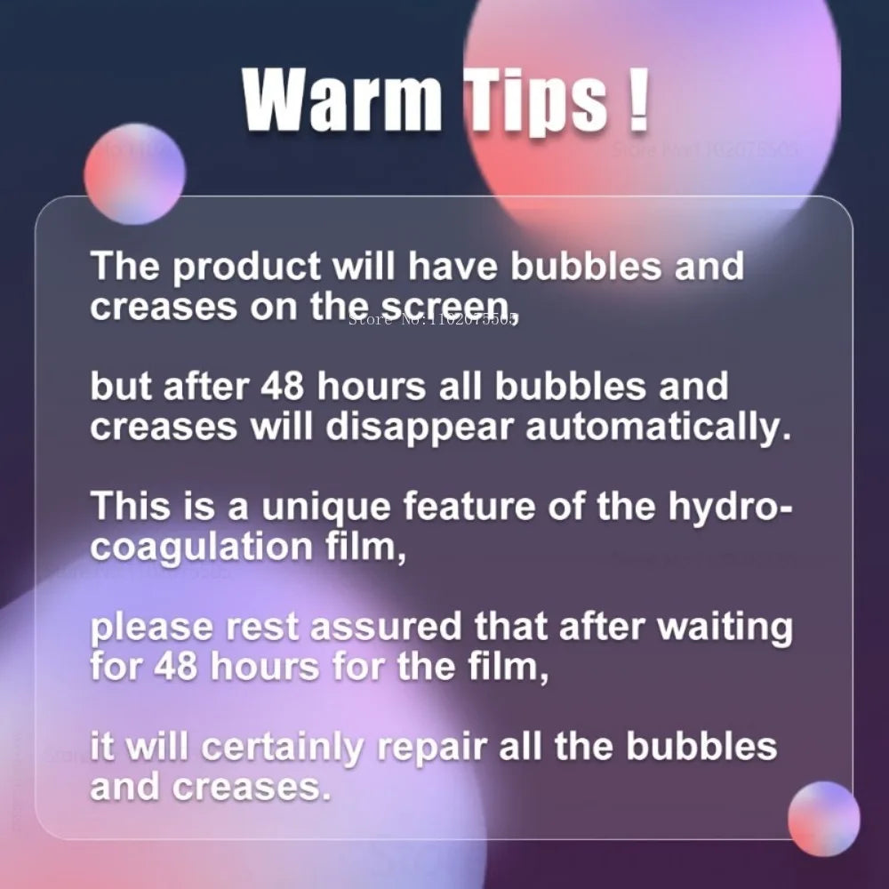 2Pcs High Definition Hydrogel Film for IPhone 13 Promax 13 12 Promax Screen Protectors 11 Promax 13 Mini XS XR SE 2020 2022 Film AE Tidesmit