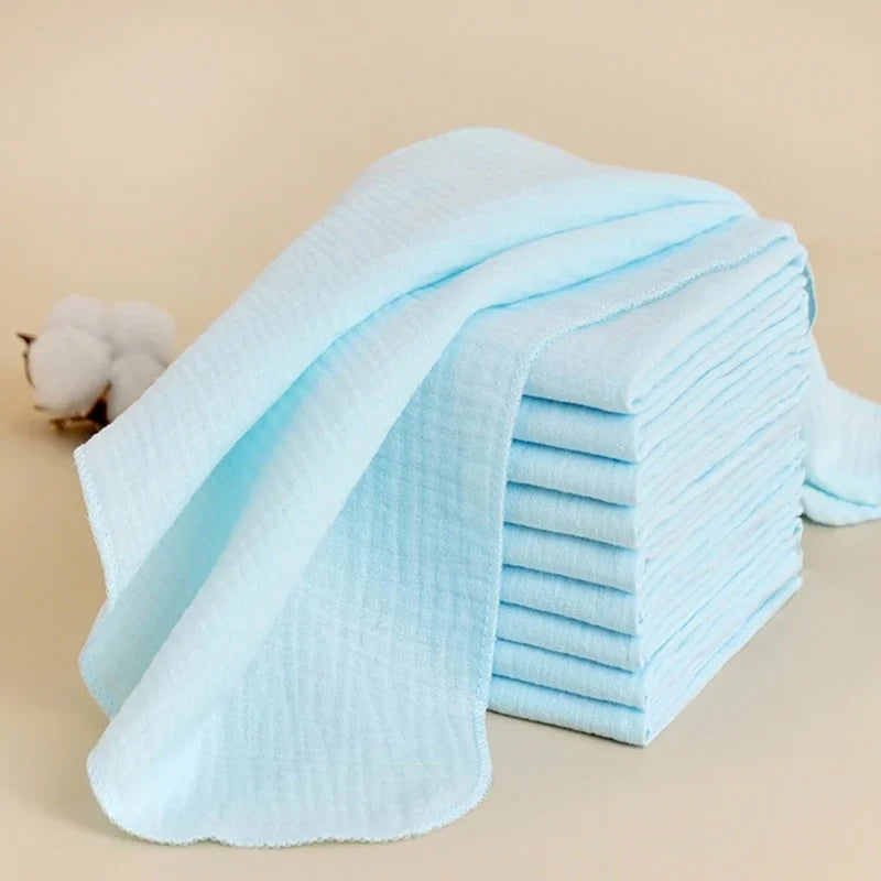 8/10pcs lot 100% Cotton Baby Gauze Diapers For Newborn Baby Nappy Changing 45*43cm Washable Soft Baby Towels